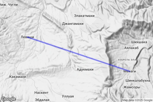 Маршрут Мекеги Леваши